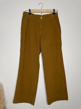 VELVET Vera Corduroy Wide Leg Pants, size 2, Camel Brown Color‎